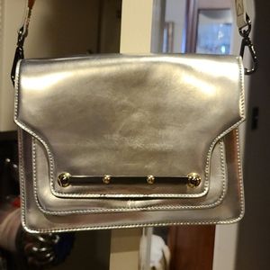 Vince camuto silver purse